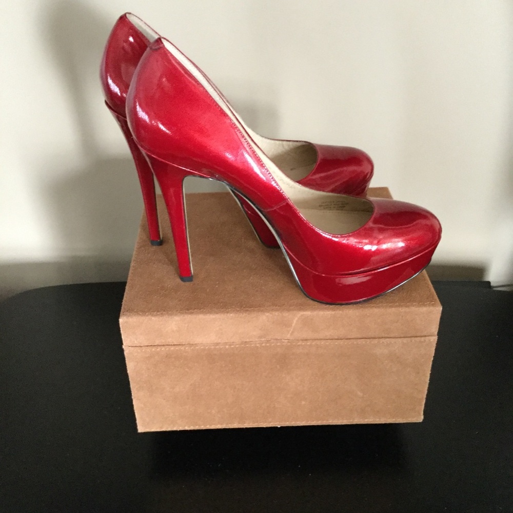 Red Platform Heels - image 3